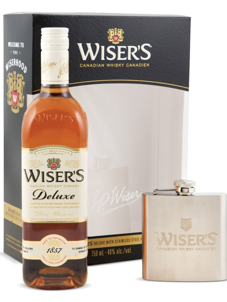 Wiser's Deluxe With Flask Gift Pack