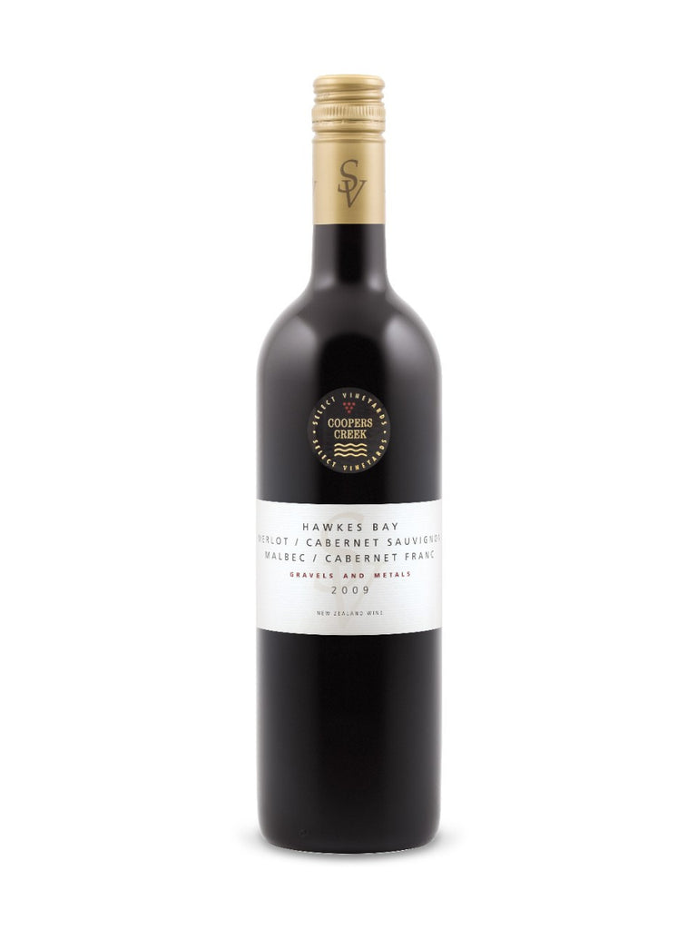 Coopers Creek Select Vineyards Gravels and Metals 2009
