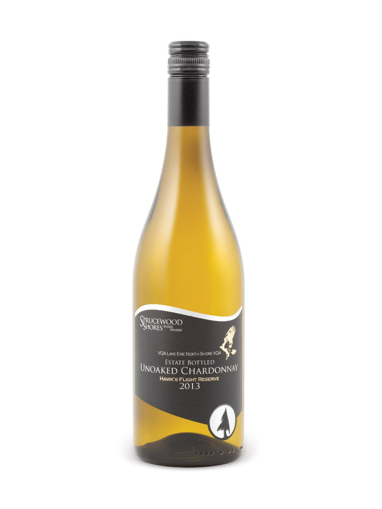 Sprucewood Shores Hawk's Flight Reserve Unoaked Chardonnay 2013