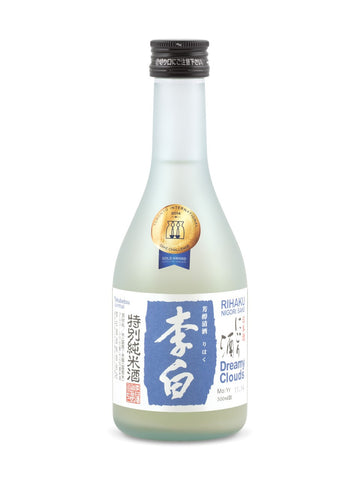 Rihaku Dreamy Clouds Tokubetsu Junmai Nigori Sake