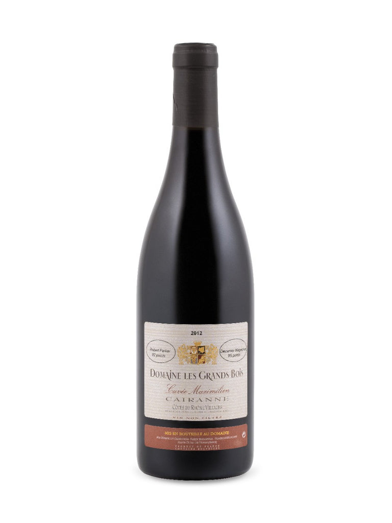 Domaine les Grands Bois Cuvée Maximilien Côtes du Rhône-Villages Cairanne 2012