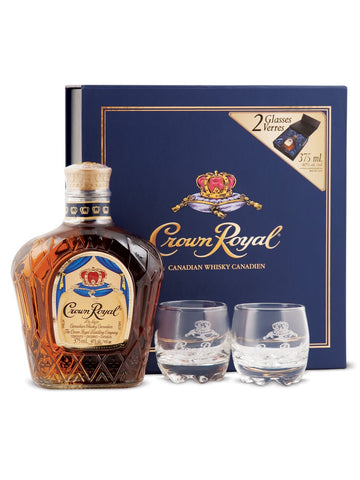 Crown Royal W/Glasses Gift Tin