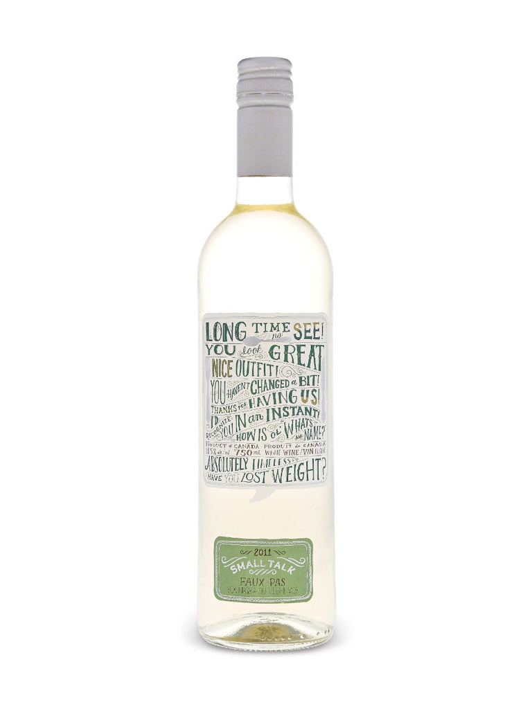 Small Talk Faux Pas Riesling Sauvignon Blanc VQA