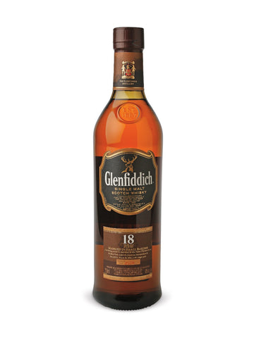 Glenfiddich Single Malt 18 Years Old Scotch Whisky