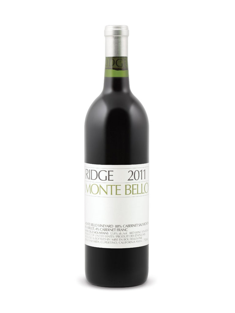 Ridge Monte Bello Cabernet Sauvignon 2011