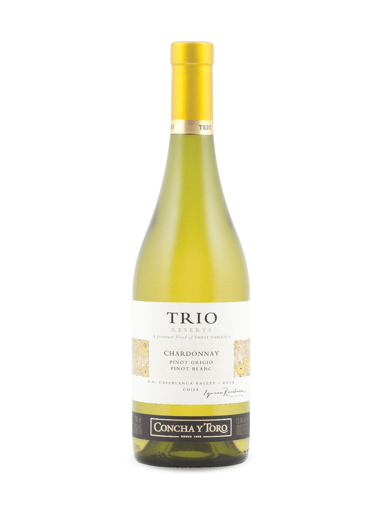 Concha y Toro Trio Reserva Chardonnay/Pinot Grigio/Pinot Blanc 2013