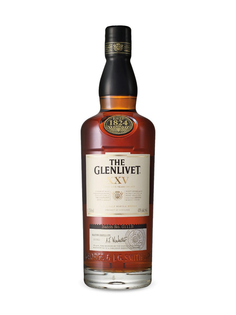 The Glenlivet Xxv 25 Years Old Single Malt Scotch Whisky