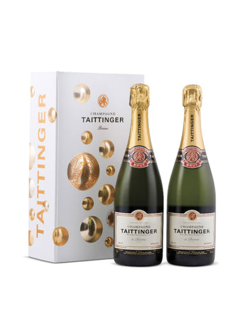 Taittinger Brut Reserve Duo Gift Pack