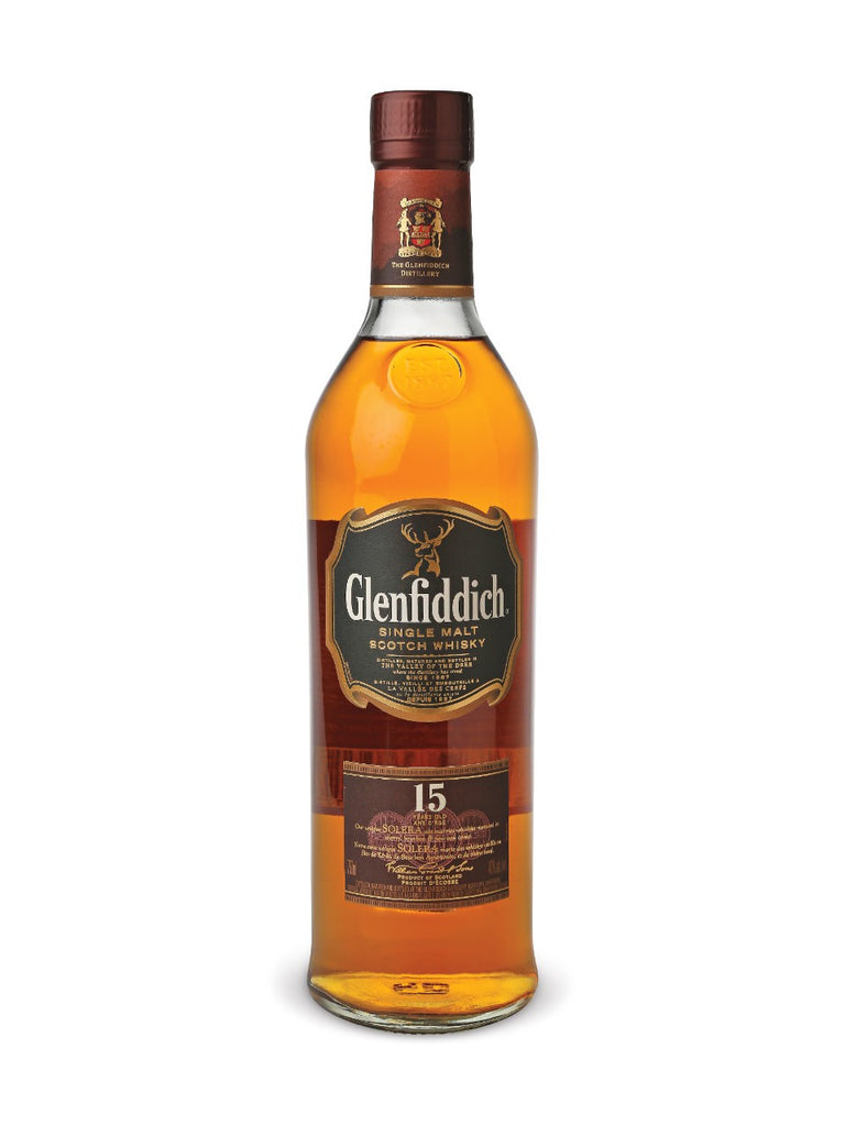 Glenfiddich Single Malt 15 Years Old Scotch Whisky