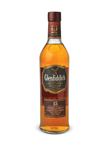 Glenfiddich Single Malt 15 Years Old Scotch Whisky