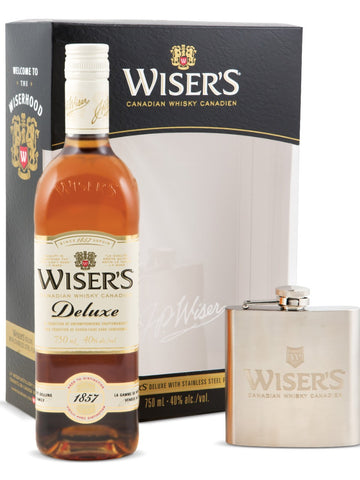 Wiser's Deluxe With Flask Gift Pack
