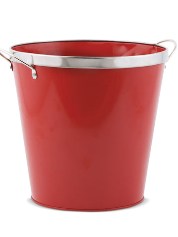 Holiday Pail W/Chrome Trim