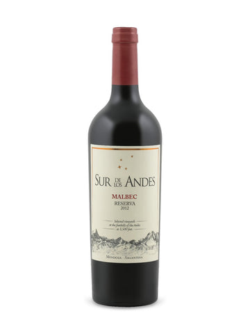 Sur de Los Andes Reserva Malbec 2012