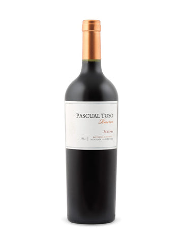 Pascual Toso Reserve Malbec 2012