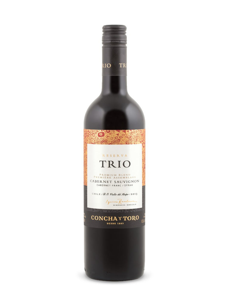 Concha y Toro Trio Reserva Cabernet Sauvignon/Cabernet Franc/Shiraz 2012