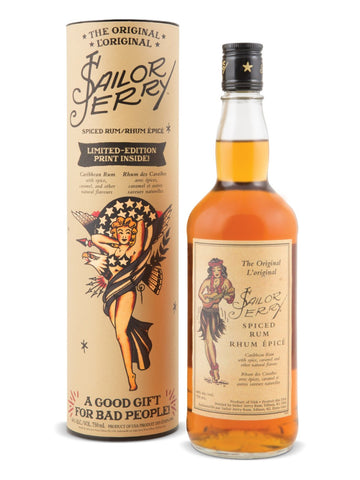 Sailor Jerry Spiced Rum Gift Tube