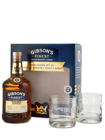 Gibson's Finest 12 Yo With 2 Glasses**