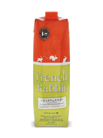French Rabbit Chardonnay Carton Pays D'Oc