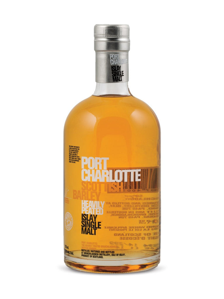 Port Charlotte Scottish Barley Heavily Peated Islay Single Malt Scotch Whisky