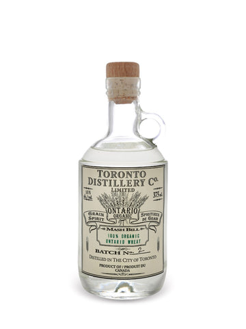 Toronto Distillery Ontario Organic Wheat Spirit
