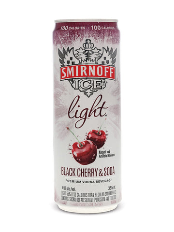 Smirnoff Ice Light Black Cherry & Soda