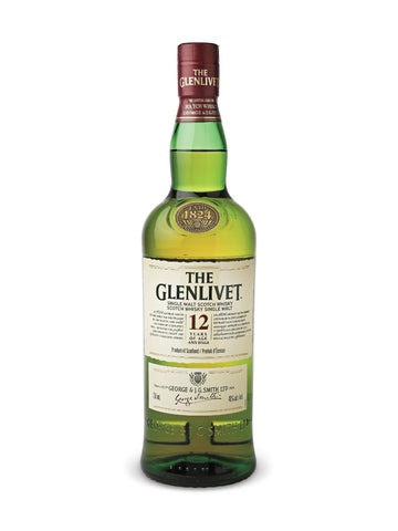 The Glenlivet 12 Years Old Single Malt Scotch Whisky