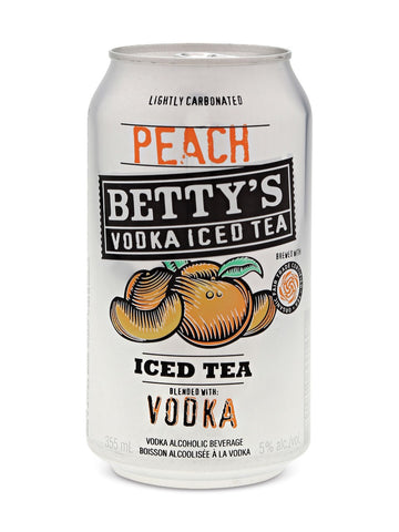 Betty's Peach Vodka Iced Tea 4 Pk-C